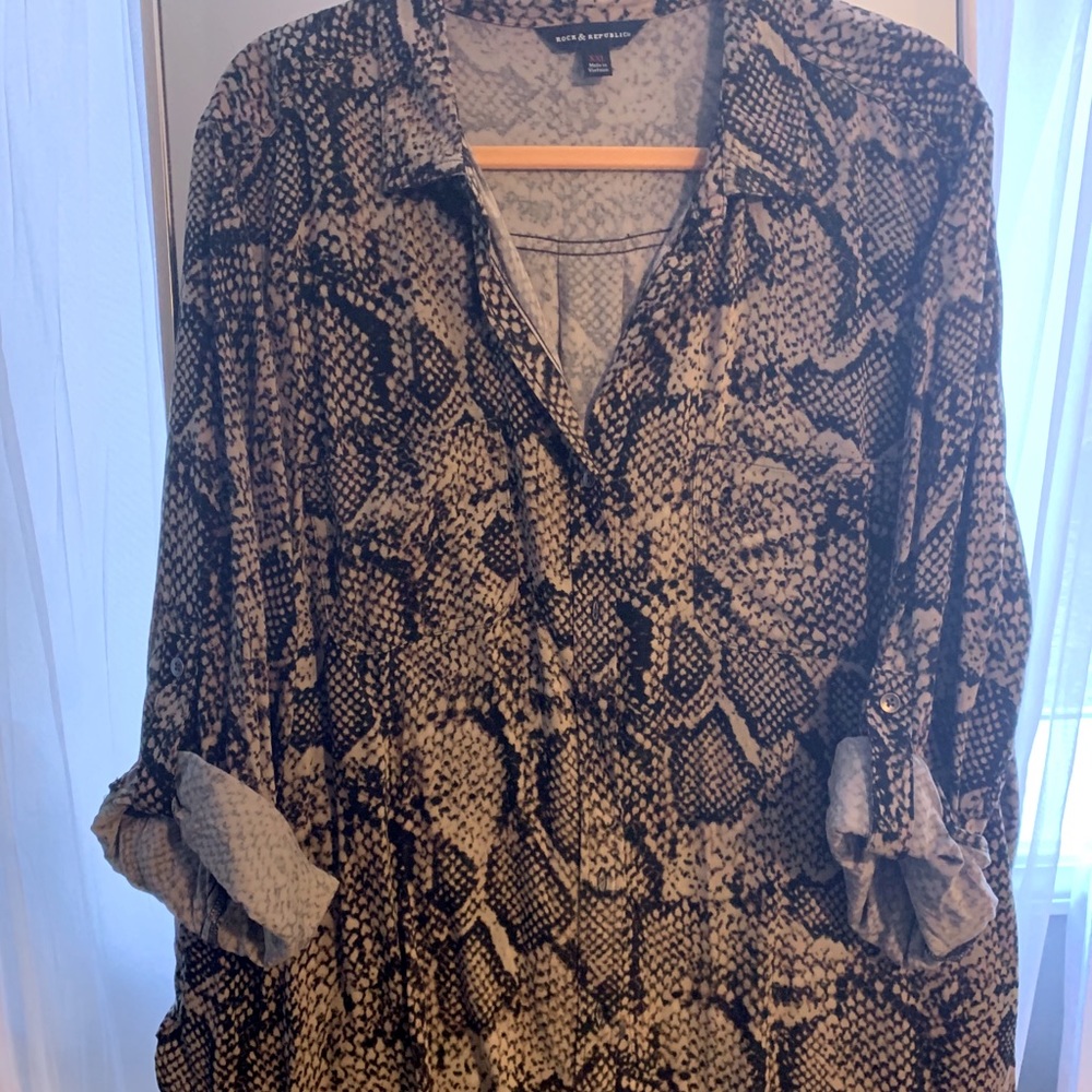 Snakeskin print Blouse